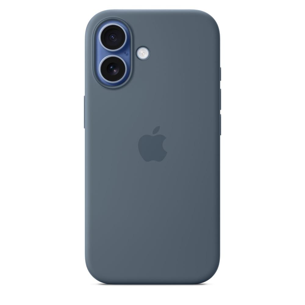Apple iPhone 17 Silicone Mobile Case MagSafe, Anchor Blue