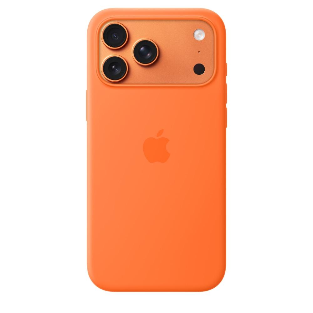 Apple iPhone 17 Pro Max Silicone MagSafe Mobile Case, Orange