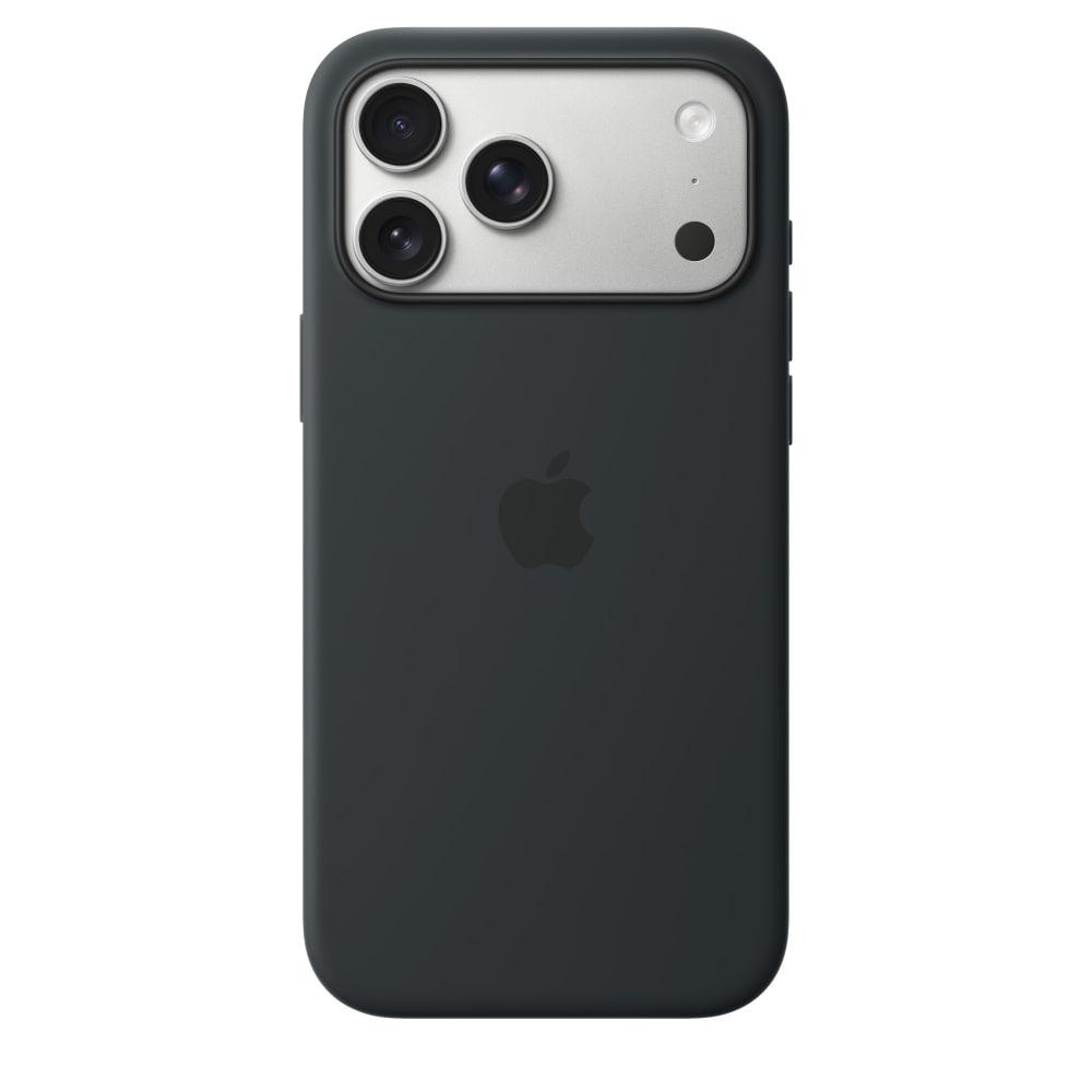Apple iPhone 17 Pro Max Silicone MagSafe Mobile Case, Black