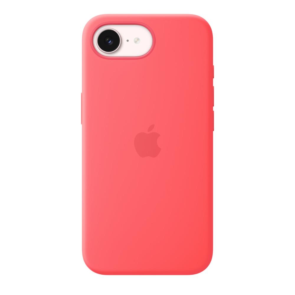 Apple iPhone 17E Silicone Mobile Case, Bright Guava
