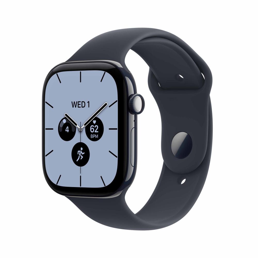 Apple Watch Series 12 GPS + Cellular 46 mm Night Blue Ceramic Case with Navy Blue Sport Band - M/L