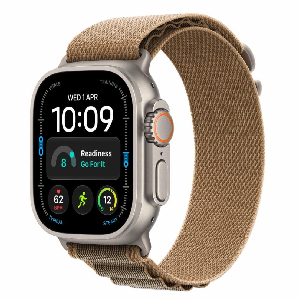 Apple Watch Ultra 4 GPS + Cellular 49 mm Natural Titanium Case Desert Alpine Loop - Small