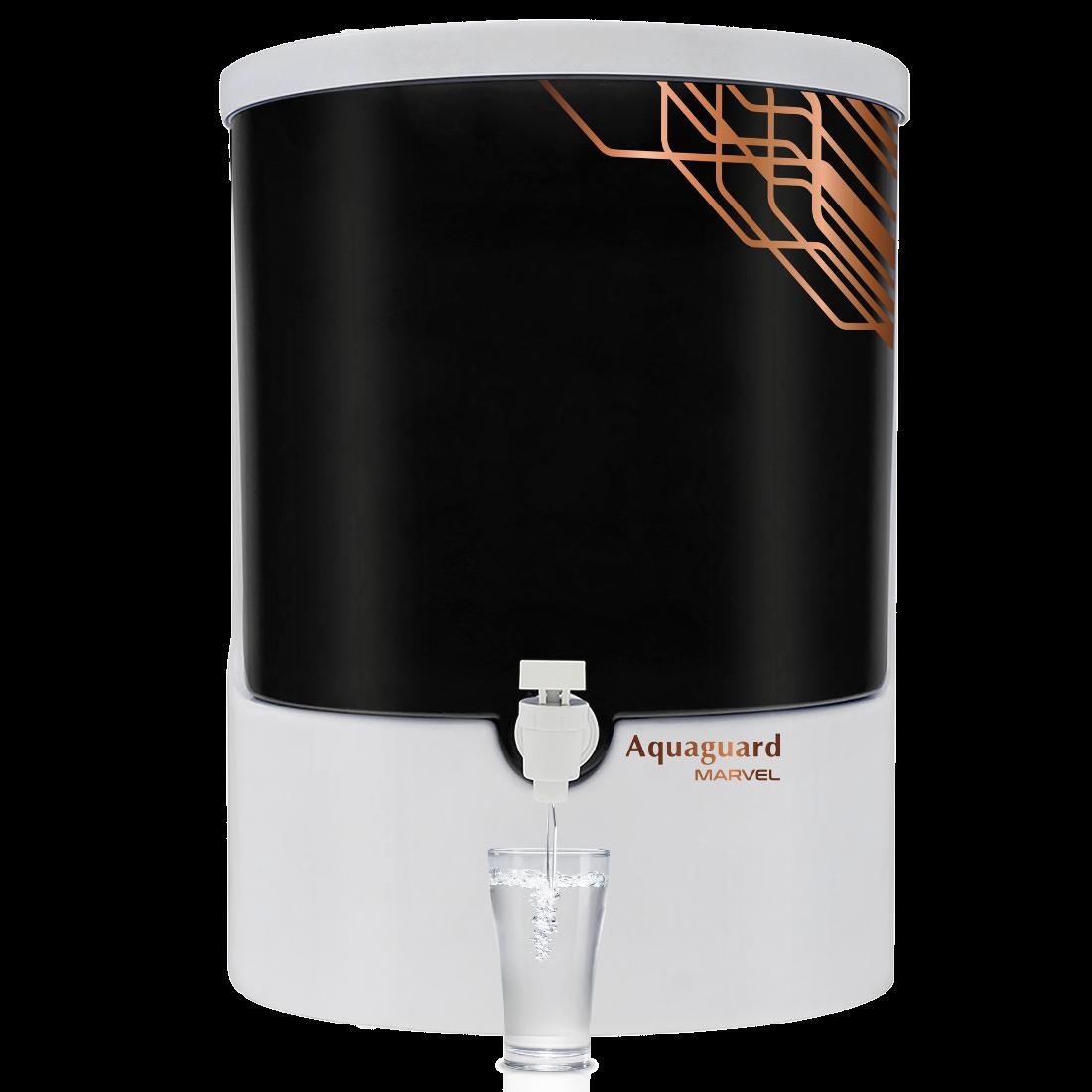 Aquaguard 8 litres RO + UV + MTDS Water Purifier with Active Copper Technology, 7-Stages of Purification, Marvel