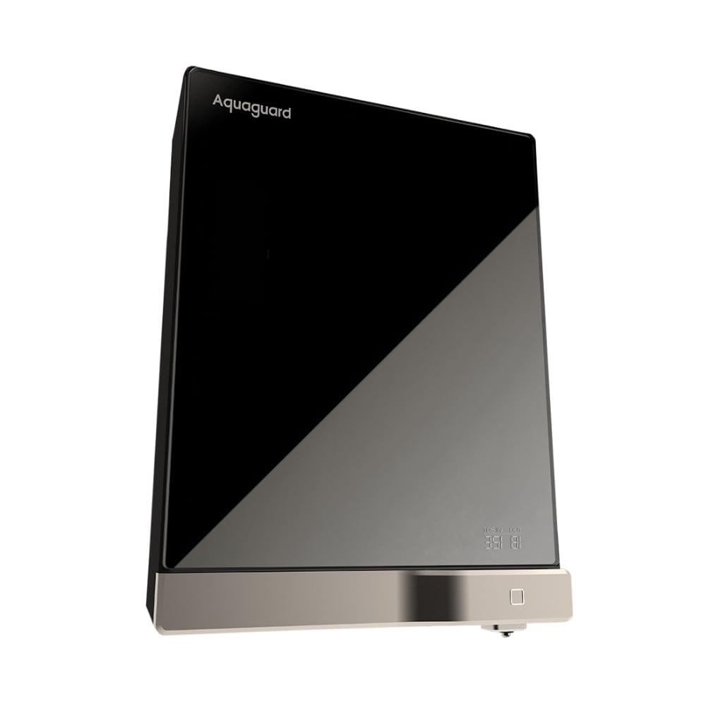 Aquaguard Slim Glass RO + Uv + TA Water Purifier, Black and Silver