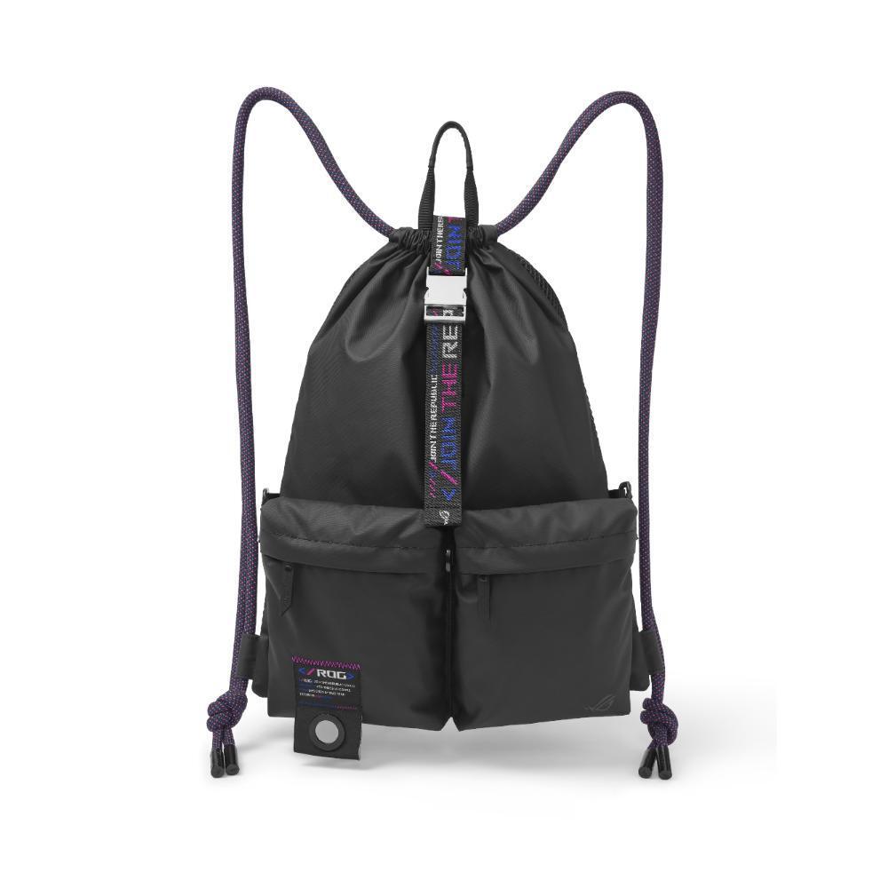 Asus BD3700 Rog Slash Premium Multi-Use Drawstring Bag, Black