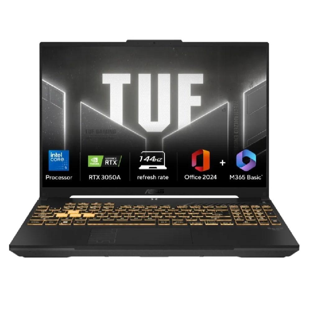 Asus TUF Gaming F16 FX607VB-RL087WS Gaming Laptop (Intel Core 5 Processor 210H/16 GB/512 GB SSD/4 GB Nvidia Graphics/Windows 11 Home/MS Office/Full HD), 40.64 cm - 16 inch, Mecha Gray