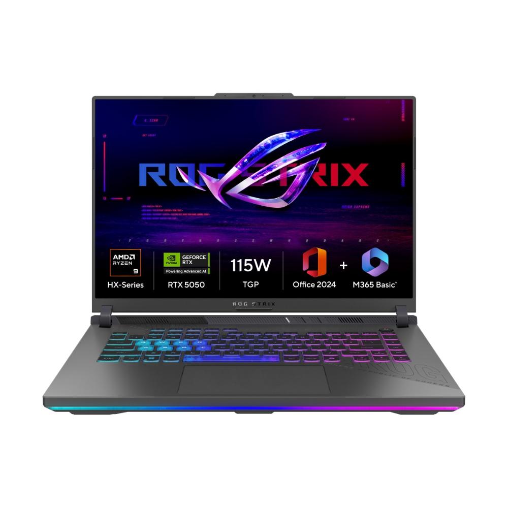 Asus ROG Strix G16 G614PH-RV033WS Gaming Laptop (AMD Ryzen 9 8940HX/16 GB/1 TB SSD/8 GB-NVIDIA GeForce/Windows 11 Home/MsOffice Home 2024/WUXGA), 40.64 cm - 16 inch, Eclipse Gray-2