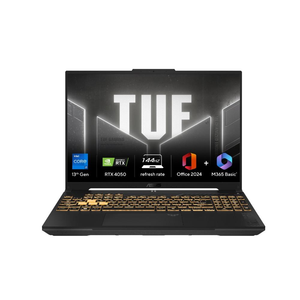 Asus TUF F16 FX677VU-RL055WS Gaming Laptop (Intel Core 5 Processor 210H/16 GB/512 GB SSD/6 GB-NVIDIA GeForce/Windows 11 Home/Microsoft Office Home 2024 + Microsoft 365 Basic/WUXGA), 40.64 cm - 16 inch, Mecha Gray