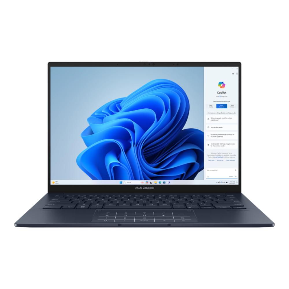Asus Zenbook 14 UX3405CA-QL1016WS Standard Laptop (Intel Core Ultra 9/32 GB/1 TB SSD/Intel Arc Graphics/Windows 11/Microsoft Office Home 2024/WUXGA OLED), 35.56 cm (14 inch), Ponder Blue