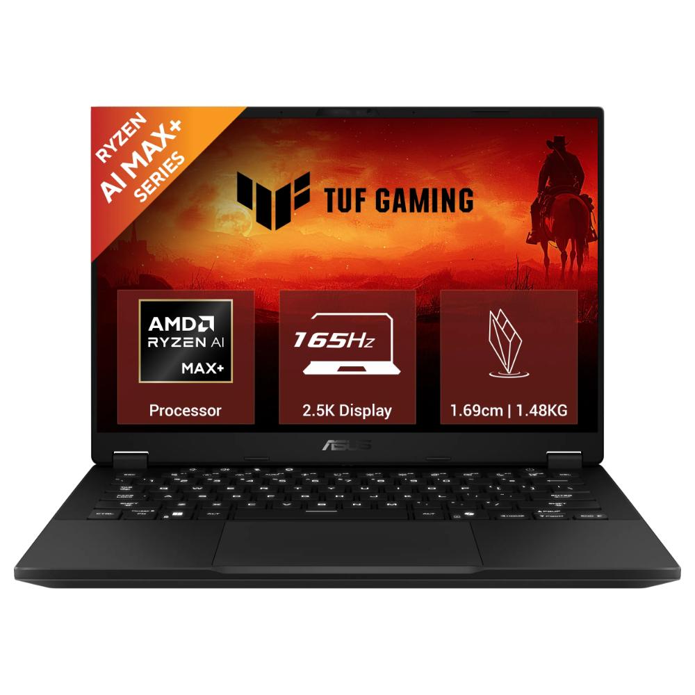 Asus TUF Gaming A14 FA401EA-RG020WS Standard Laptop (AMD Ryzen AI MAX+ 392 Processor/32 GB/1 TB SSD/Intel Arc Graphics/Windows 11/Microsoft Office Home 2024/OLED), 35.56 cm (14 inch), Jaeger Gray