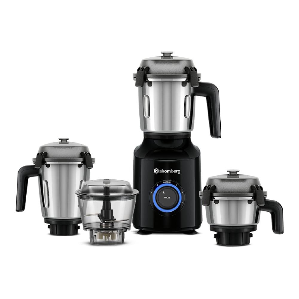Atomberg Zenova 4 Jar BLDC Mixer Grinder 550 W, Black