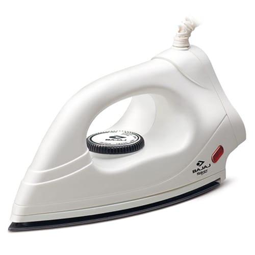 Bajaj Majesty DX 4 Dry Iron 1000 W, Non-Stick Soleplate, White