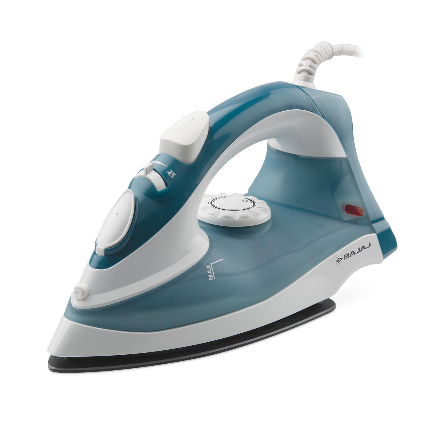 Bajaj MX 3 Neo, 1250 Watts, Steam Iron,180 ML WaterTank, Blue and White