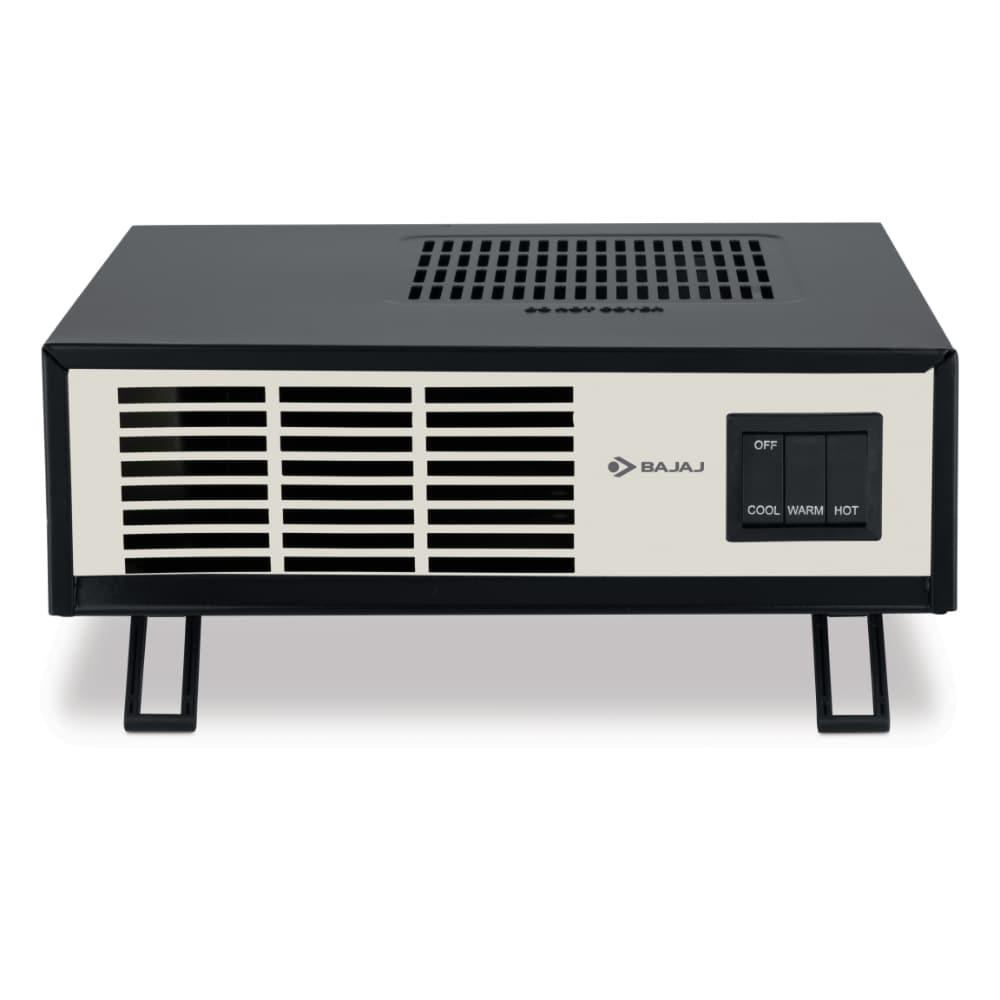 Bajaj Blow Hot 2000 W Fan Heater with Temperature Control, Dual Heat Settings, Auto Thermal Cut-Out, 2-Year Warranty