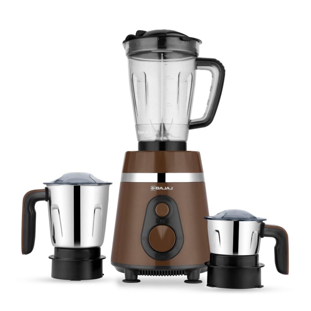 Bajaj Ninja Series PowerGrind 1000 W 3 Jar Mixer Grinder, Belgian Chocolate