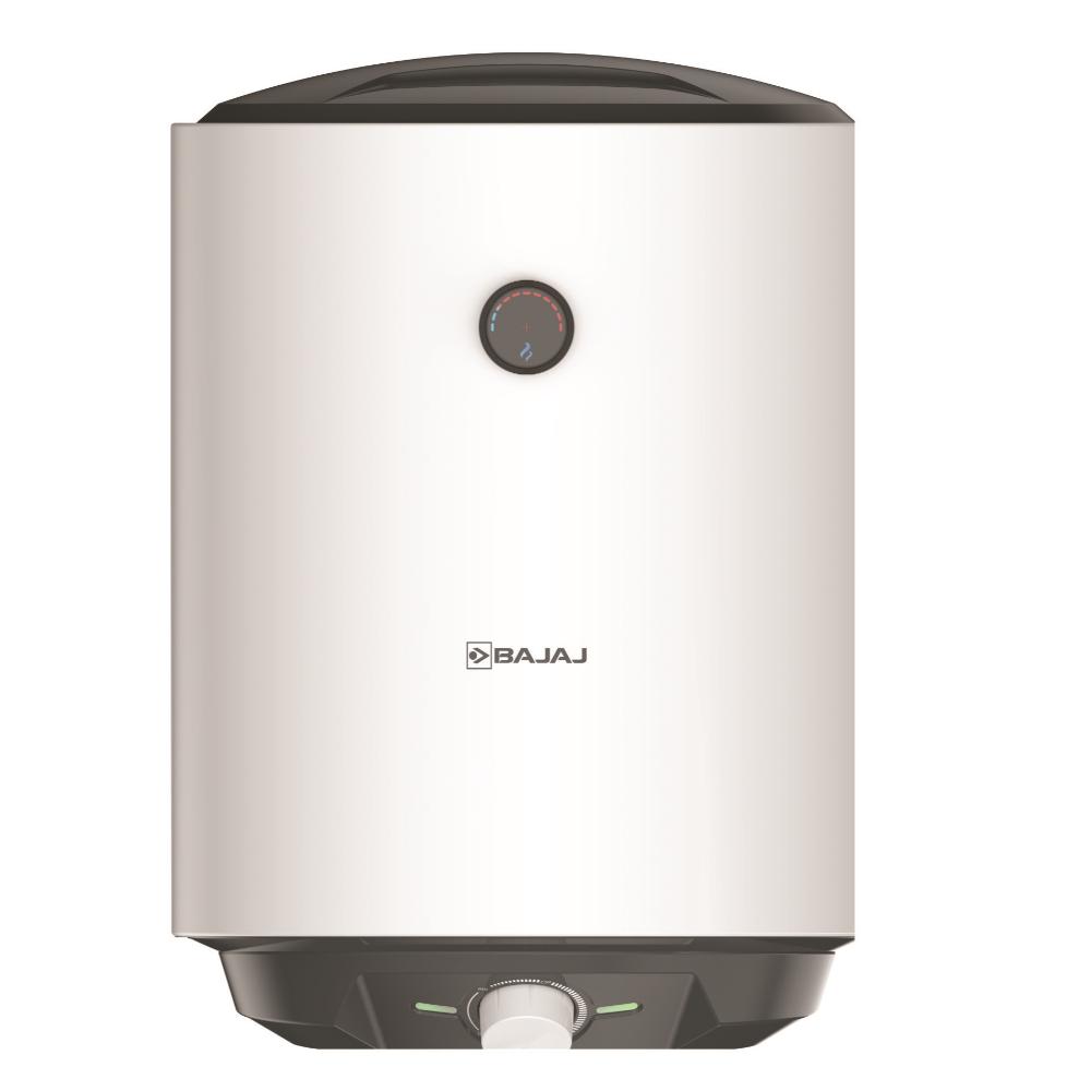 Bajaj Shakti Pro Storage Geyser 15 L, 5-Star Rated, Wall Mount, DuraAce Tank, DuraCoat Heating Element, Multiple Safety Systems, Child Safety Mode, High-Rise Suitable, 4 Years Warranty, White