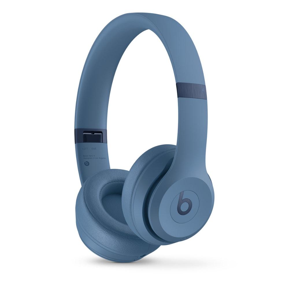Beats Solo 4 On-Ear Wireless Headphones with upto 50 Hr battery, Spatial Audio with Dynamic head Tracking, Quick Charge(10 min = 5 Hr), Slate Blue