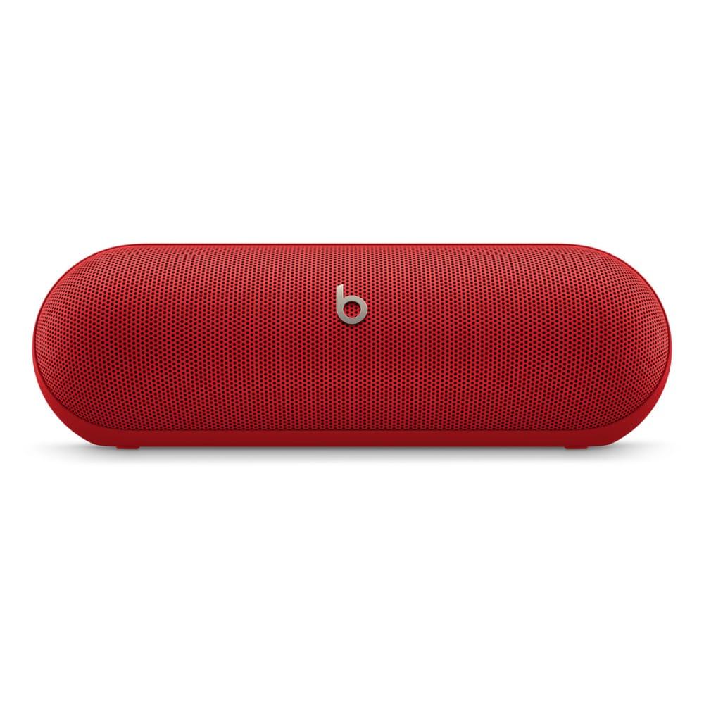 Beats Pill wireless bluetooth speaker with upto 24 hrs playtime, Bluetooth v5.3, Dust & Water Resistant (IP67), Statement Red