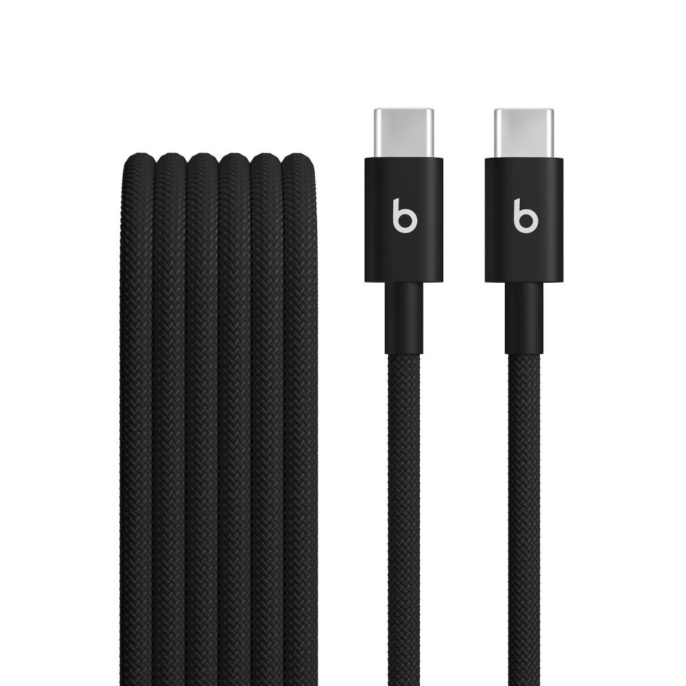 Apple Beats USB-C to USB-C Woven Charging Cable 150 cm (1.5 m), Bolt Black