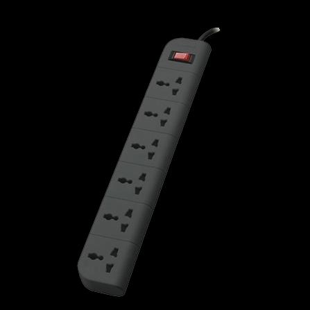 Belkin Economy Series F9E600ZB 250 cm (2.5 m) Surge Protector, Grey