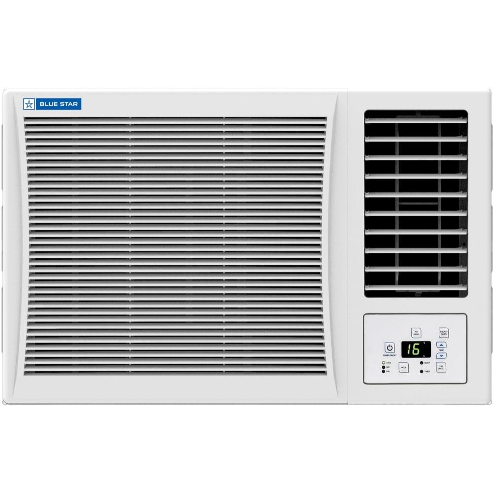 BLUESTAR 1.5 Ton 3 Star Window Air Conditioner, WFD318P (Dust Filters, 2D Swing, Stabilizer Free, 2024 Launch)