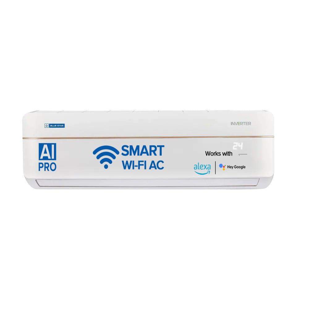Bluestar 1.5 Ton 3 Star 5 in 1 Convertible Inverter Spilt AC, IC318VNUS, 4 Way Swing, Smart AC with Smart app, AI Pro, Nano BluProtect Technolgoy, 2024 Launch