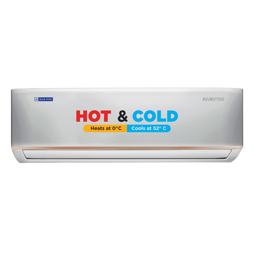 Bluestar 1.5 Ton 3 Star Hot and Cold 5 In 1 Convertible Split Ac, IC318DNUHC (Nano Bluprotect Technology, Turbo Cool, Smart Ready, 2023)