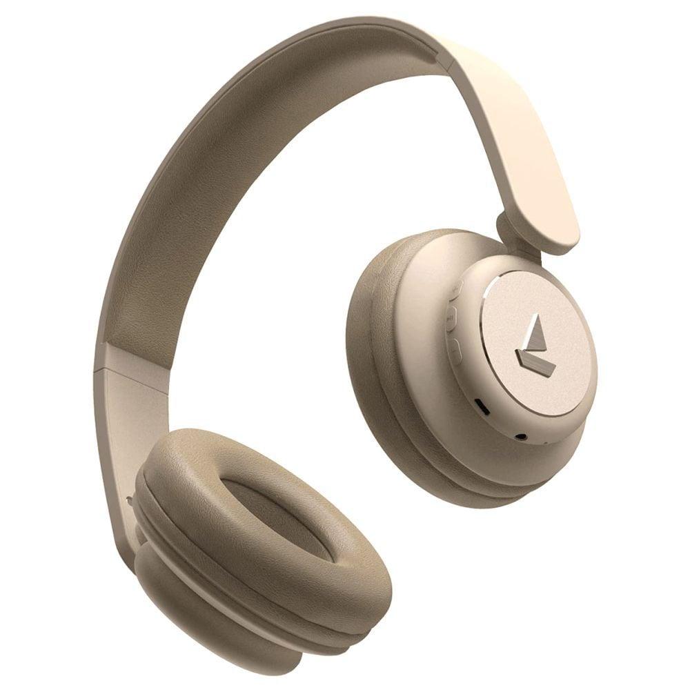 boAt Rockerz 450 On-Ear Wireless Bluetooth Headphone, Beige