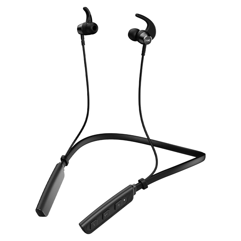 boAt Rockerz 238 Pro Wireless Bluetooth Neckband Earphone, Bluetooth v5.2, Beast Mode, Upto 20 Hours of Playtime, ASAP Charging, ENX Technology, Vibration Call Alert, IPX5 Water and Sweat Resistance, Dual Pairing (Active Black)