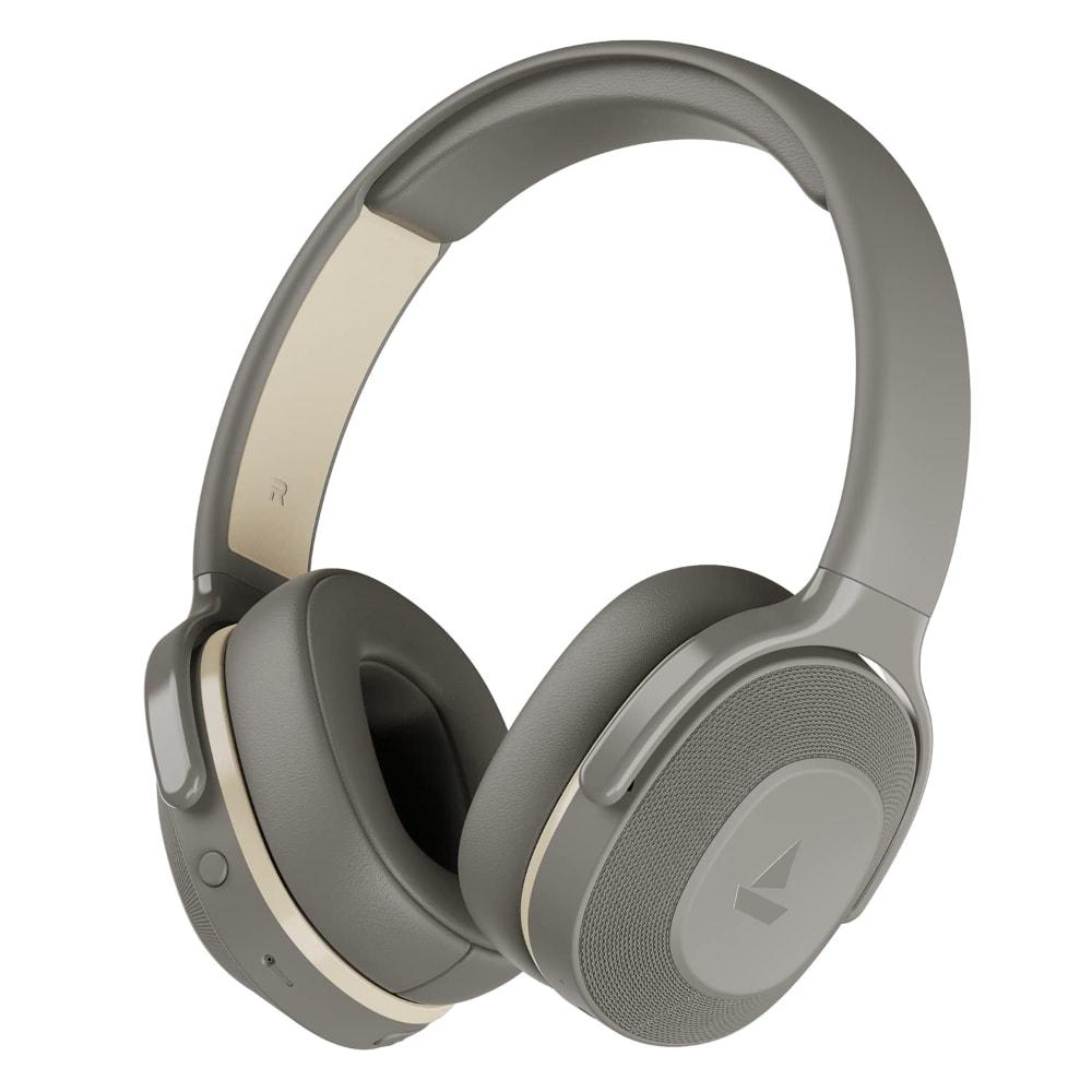 boAt Rockerz 425 Bluetooth Wireless On Ear Headphones Signature Sound, Enx Tech, ASAP Charge, 25 H Playtime, Bluetooth v5.2, Dual Pairing with Mic (Ash Grey)
