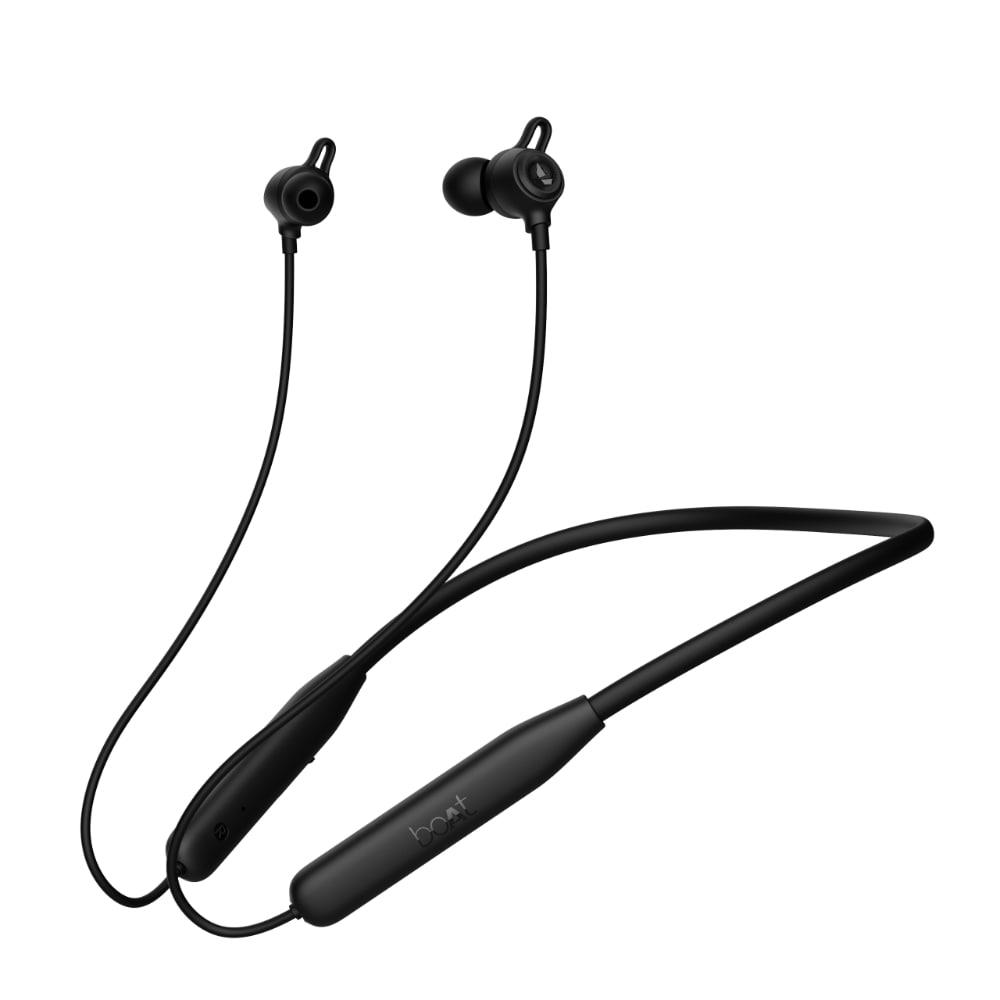 boAt Rockerz 109 Bluetooth Neckband with 40 hrs playback, ENx Technology, BEAST Mode (60 ms), Magnetic buds, Dual Pairing, ASAP Charge, IPX5 Water Resistance (Active Black)