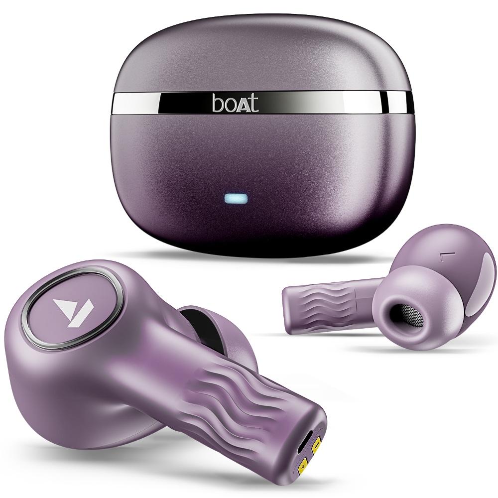 boAt Nirvana Ion ANC Truly Wireless in-Ear Earbuds with Up to 32 dB Active Noise Cancellation, 120 Hrs Playback, Crystal Bionic Sound Powered by Hifi, Beast Mode, ENx Tech, Hearables App (Rose Quartz)