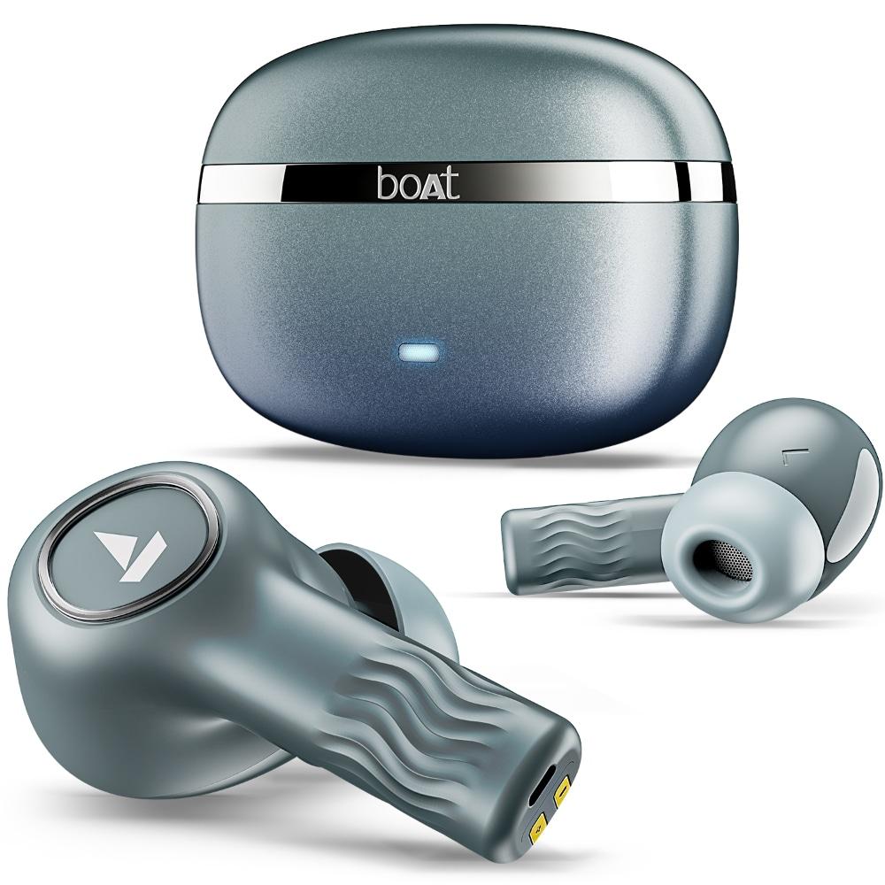boAt Nirvana Ion ANC Truly Wireless in-Ear Earbuds with Up to 32 dB Active Noise Cancellation, 120 Hrs Playback, Crystal Bionic Sound Powered by Hifi, Beast Mode, ENx Tech, Hearables App (Blazing Comet)
