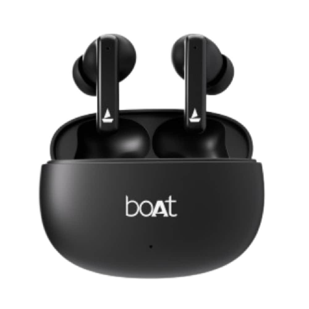 boAt Airdopes 170 ANC TWS Earbuds with 35 dB Active Noise Cancellation, Ambient Mode, 75 hrs Playback, 4 Mics with ENx, 13 mm Drivers, BEAST Mode, IWP Tech, ASAP Charge, Active Black
