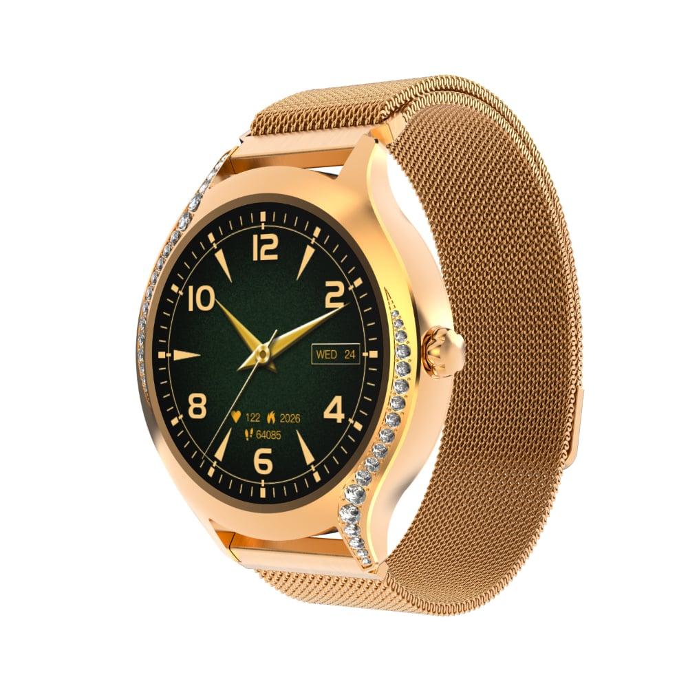 boAt Enigma Gem 3.02 cm (1.19 inches) Smartwatch, Rose Gold