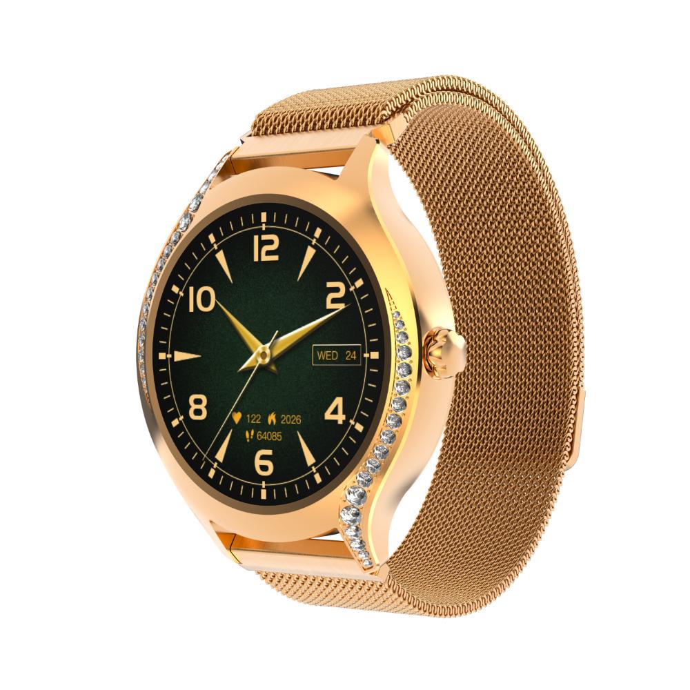 boAt Enigma Gem 3.02 cm (1.19 inches) Smartwatch, Rose Gold