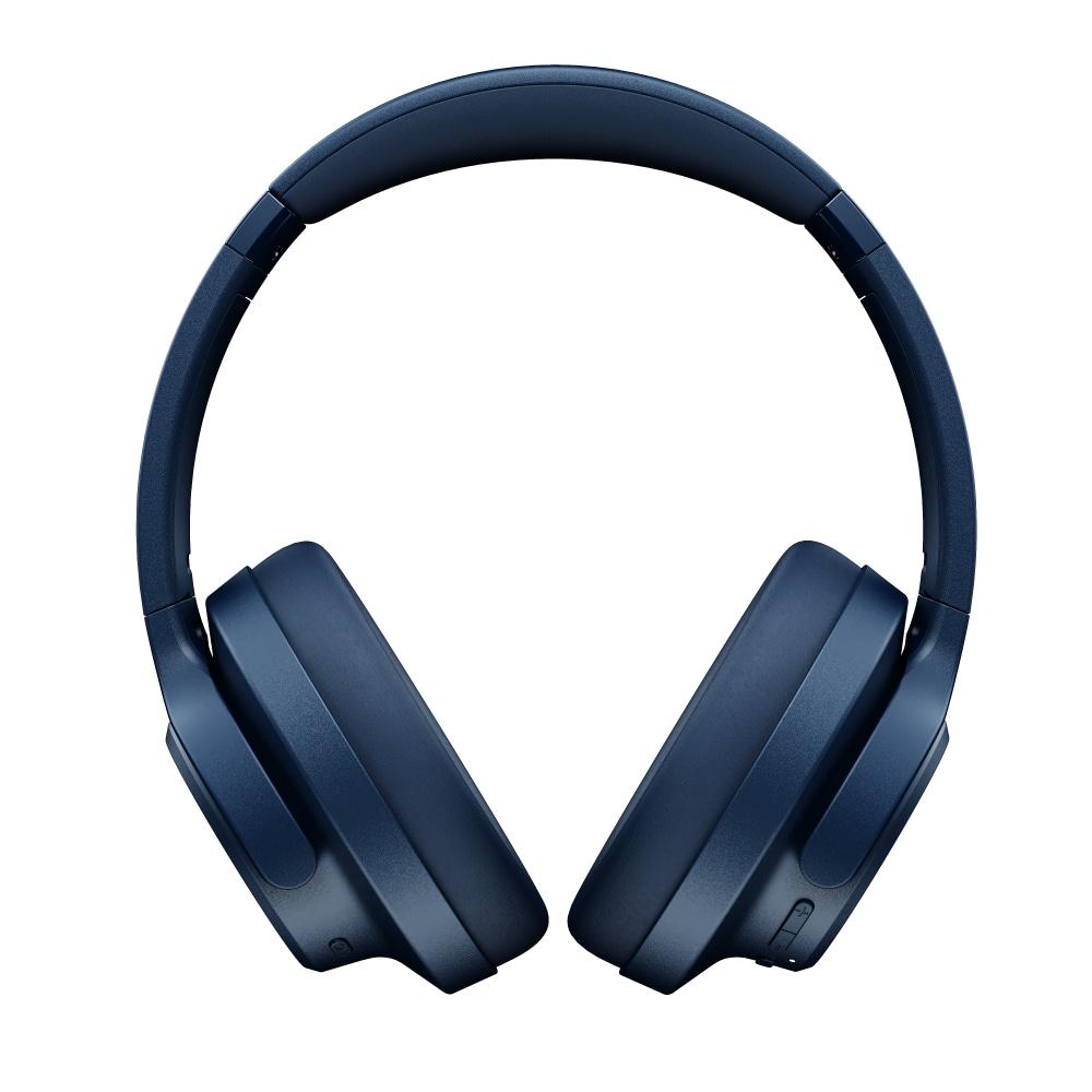 boAt Rockerz 512 ANC, 40 dB Hybrid ANC, 80 H Battery, Beast Mode, ENx , App Support, Bluetooth Headphones with Mic (Bold Blue)