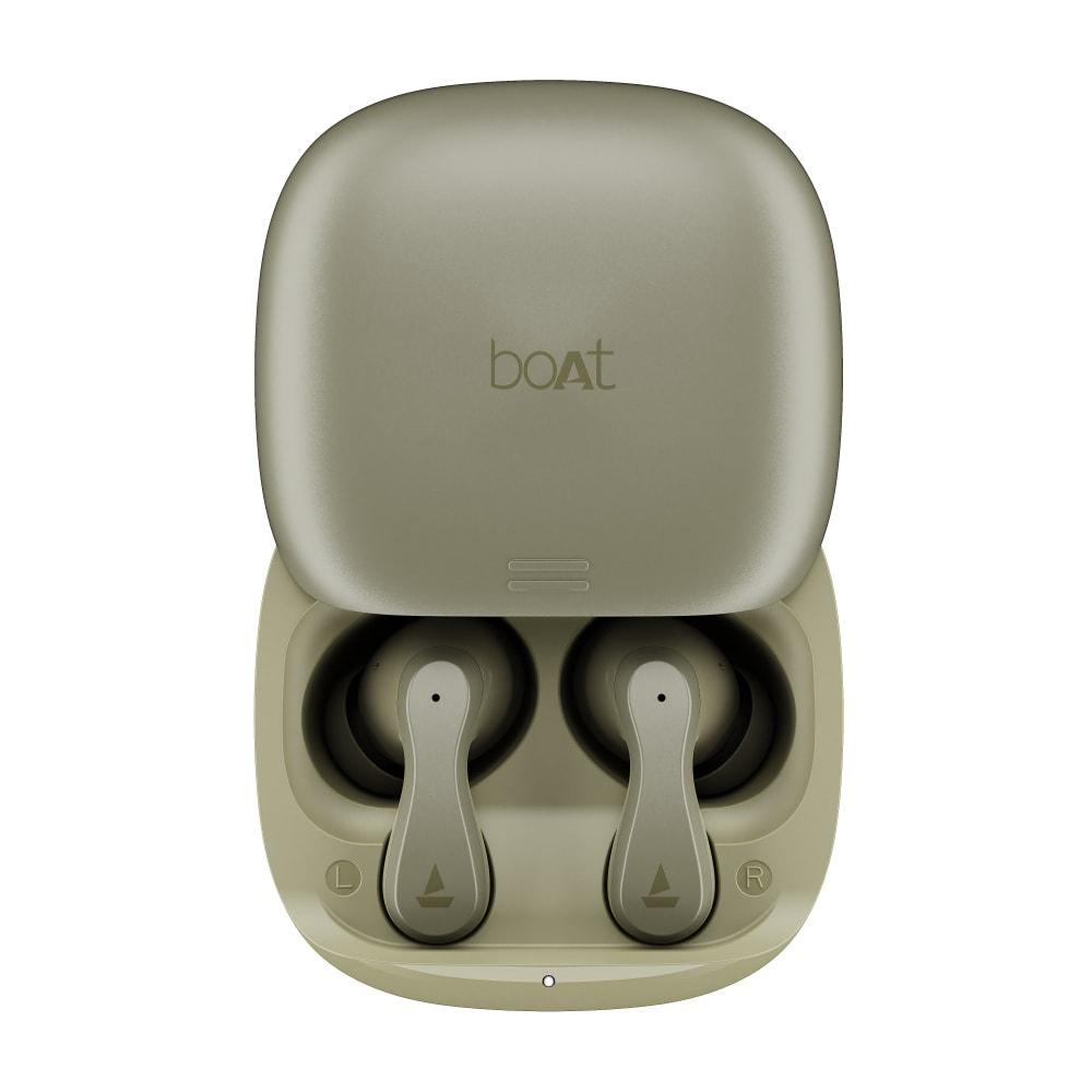 boAt Airdopes 313 with 75 Hours Battery, Glide Shell, 13 mm Drivers (Gold mist)