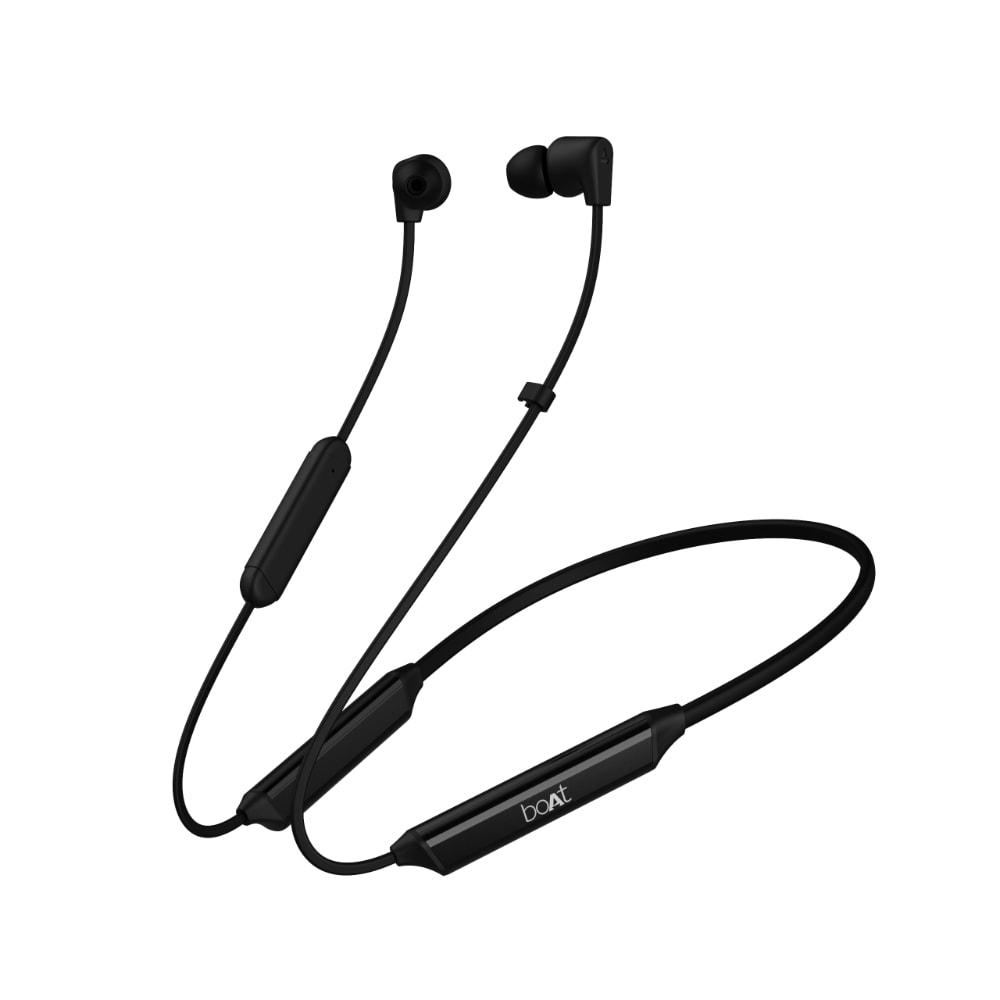 boAt Rockerz Trinity Gen2 Wireless Neckband with 150 H Playtime, Hi-Res Audio with LDAC, Dual EQ Modes, BEAST Mode, ENx Tech, ASAP Charge, IPX5, Dual Pairing & Bluetooth v5.3 (Black)