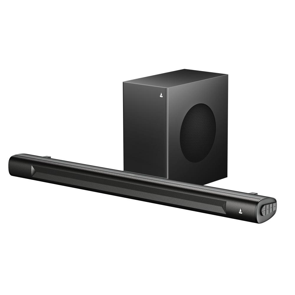 boAt Aavante Maven Plus 240 W Soundbar with 2.1 Channel Wireless Subwoofer, Bluetooth v5.4, HDMI(ARC), USB, AUX, Optical, EQ Modes (Music/News/Movie/3D), Wall Mountable, Premium Design