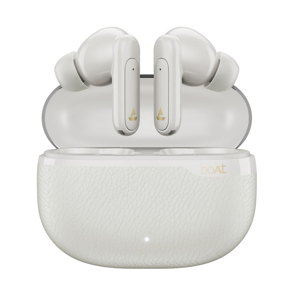 boAt Airdopes Plus Aura Fractal White