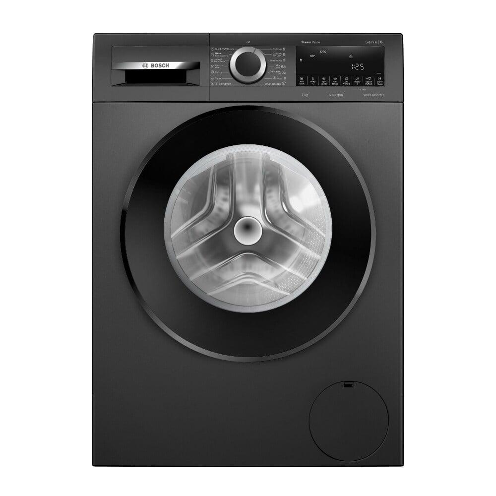 Bosch 7 kg Fully Automatic Front Loading Washing Machine, WGA12208IN, Black Grey