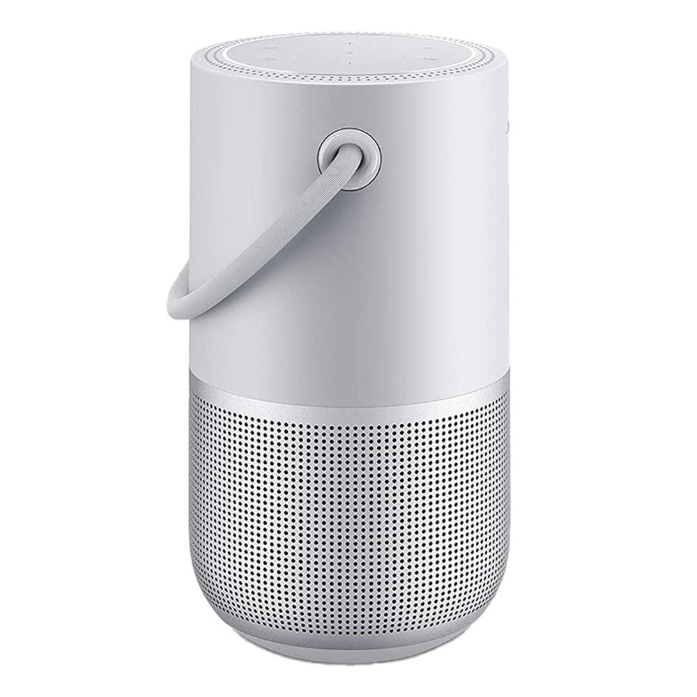 Bose Portable Home Speaker, Upto 12 hrs of playtime, Spacious 360 Sound, Powerful Bass, Water-Resistant, Wi-Fi and Bluetooth Connectivity, Multi-Room Functionality, Control With Voice, Luxe Silve-2