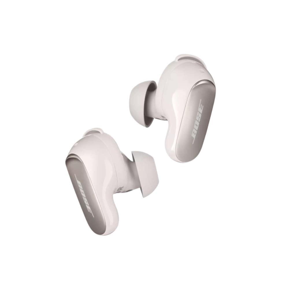Bose Quietcomfort Ultra Earbuds, upto 6 Hours of Playtime, Simple Touch Controls, IPX4 Water Resistance, Immersive Audio, Noise Cancellation, Bluetooth v5.3, White Smoke