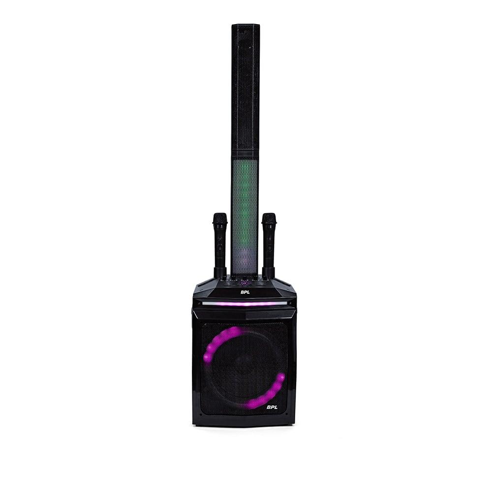 BPL BASH SX BPS101 600 Watts Party Speaker with Two Wireless Karaoke Mics
