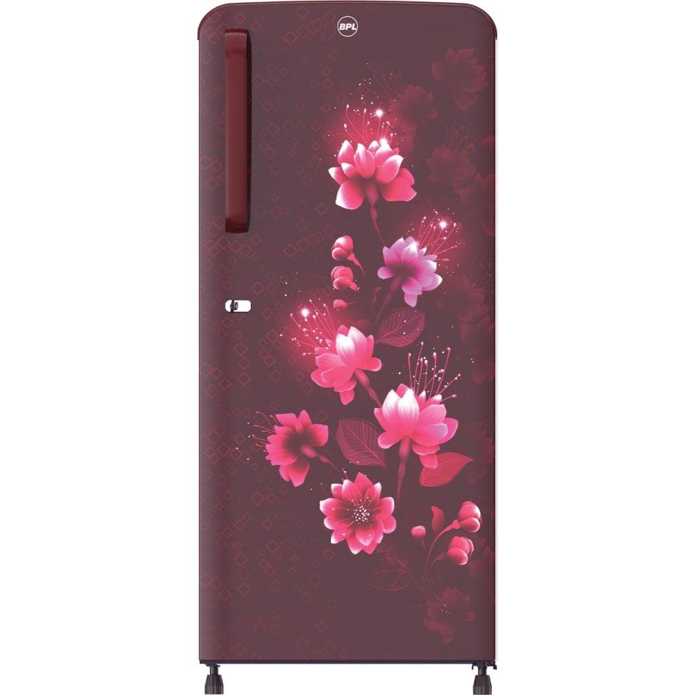 BPL Prime Fresh 187 L 2 Star Direct Cool Single Door Refrigerator, Begonia Wine, BRD-F210EBPCWS