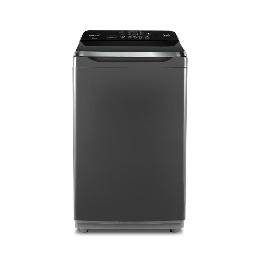 BPL 7.5 Kg Fully Automatic Top Load Washing Machine, with Inbuilt Heater, BWT-H75EFSFD, Cool Gray