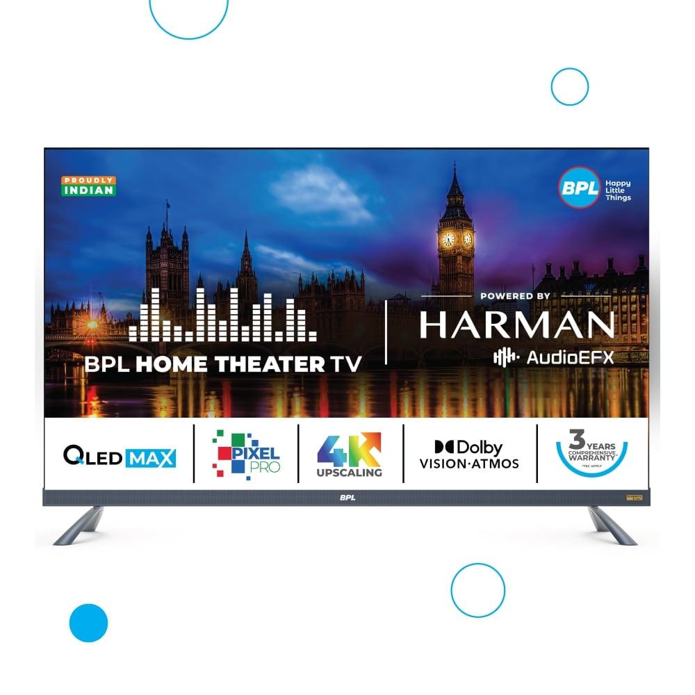 BPL 165 cm (65 inch) Home Theatre HARMAN QLED MAX TV with Dolby Vision & Atmos, 65UE5530