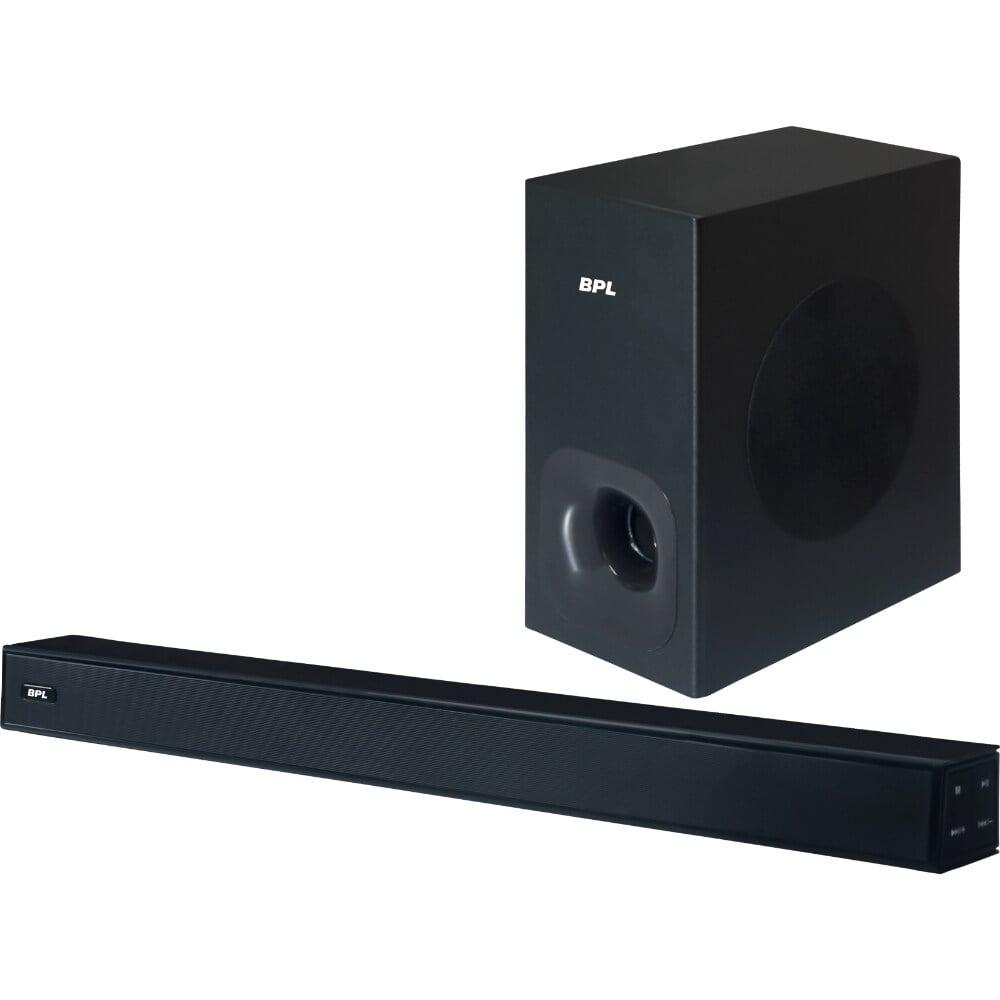 BPL CineCoustic 2.1 Channel Soundbar with 300 Watt Output, Dolby Audio, 16.51 cm (6.5 inch) Subwoofer, BT v5.3, HDMI ARC, AUX, USB & Optical Connectivity, BSBL311