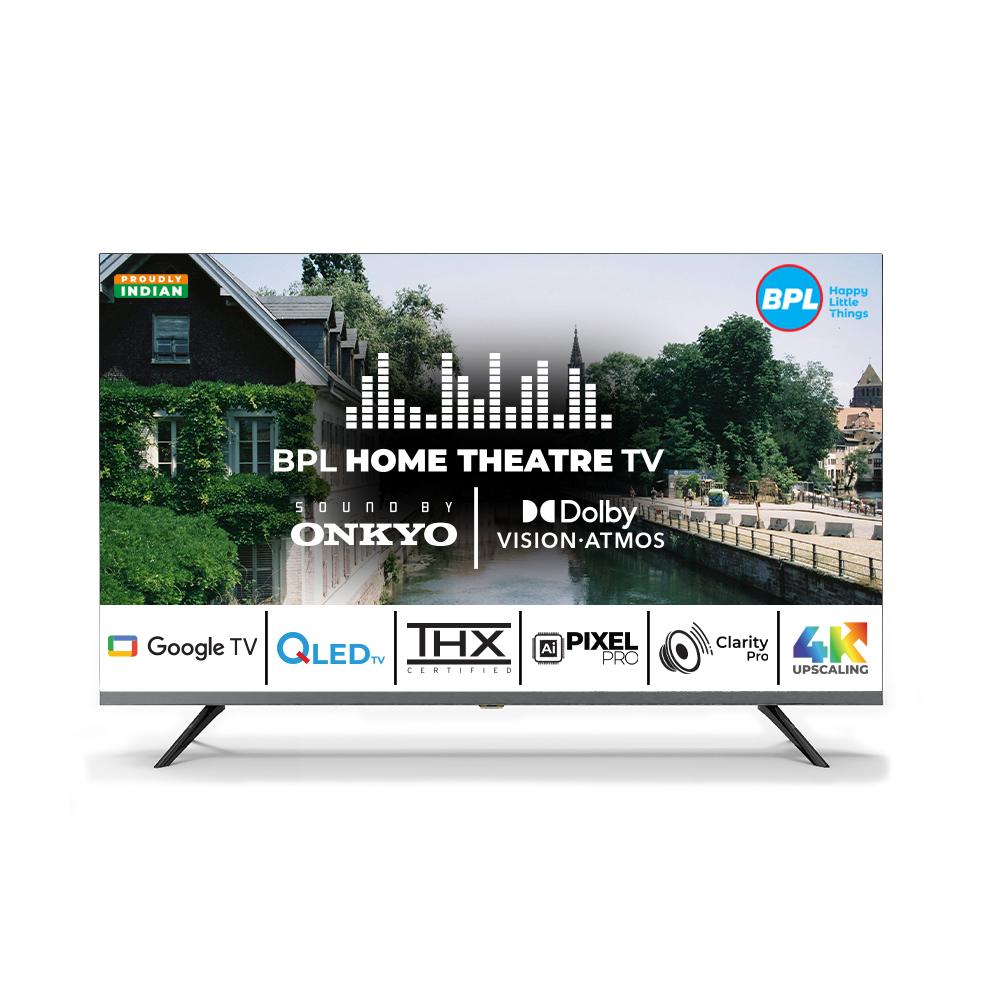 BPL 139 cm (55 inches) QLED 4K Ultra HD HOMETHEATRE GTV 55QG530 with Sound by Onkyo, Dolby Vision/Atmos